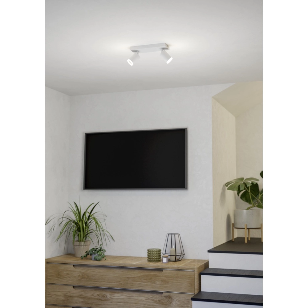 Smart opbouwspot Melitello-Z wit 2-lichts Eglo 9008606358144