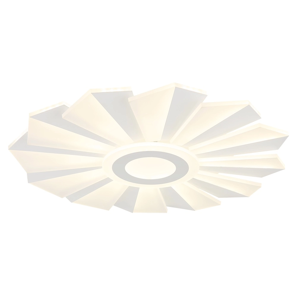 Design plafonniere Alwina wit