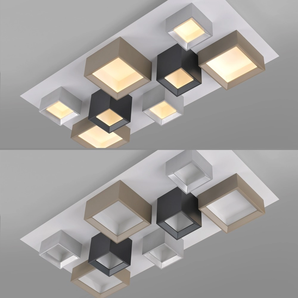 Led plafondlamp Pure Manhattan 8-lichts Paul Neuhaus 4012248396896