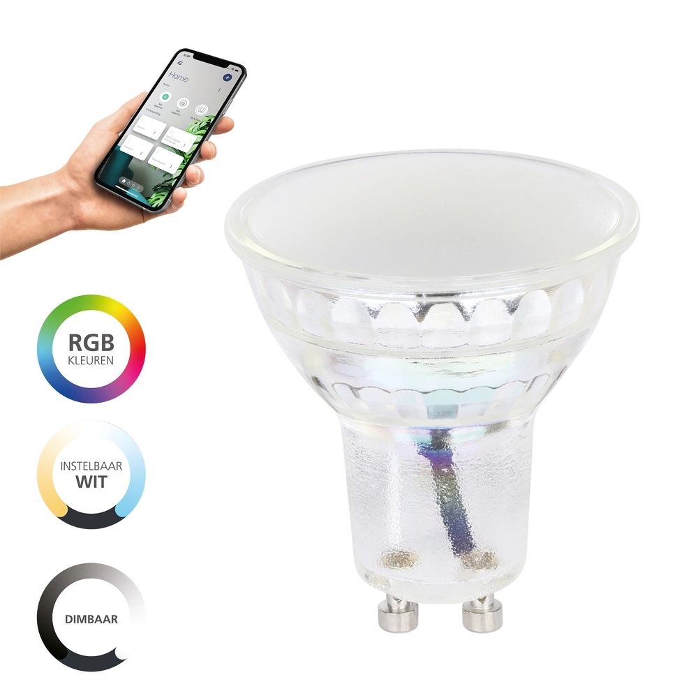 Led lampenbol Zigbee GU10 4,9W - 345lm - 2700-6500K
