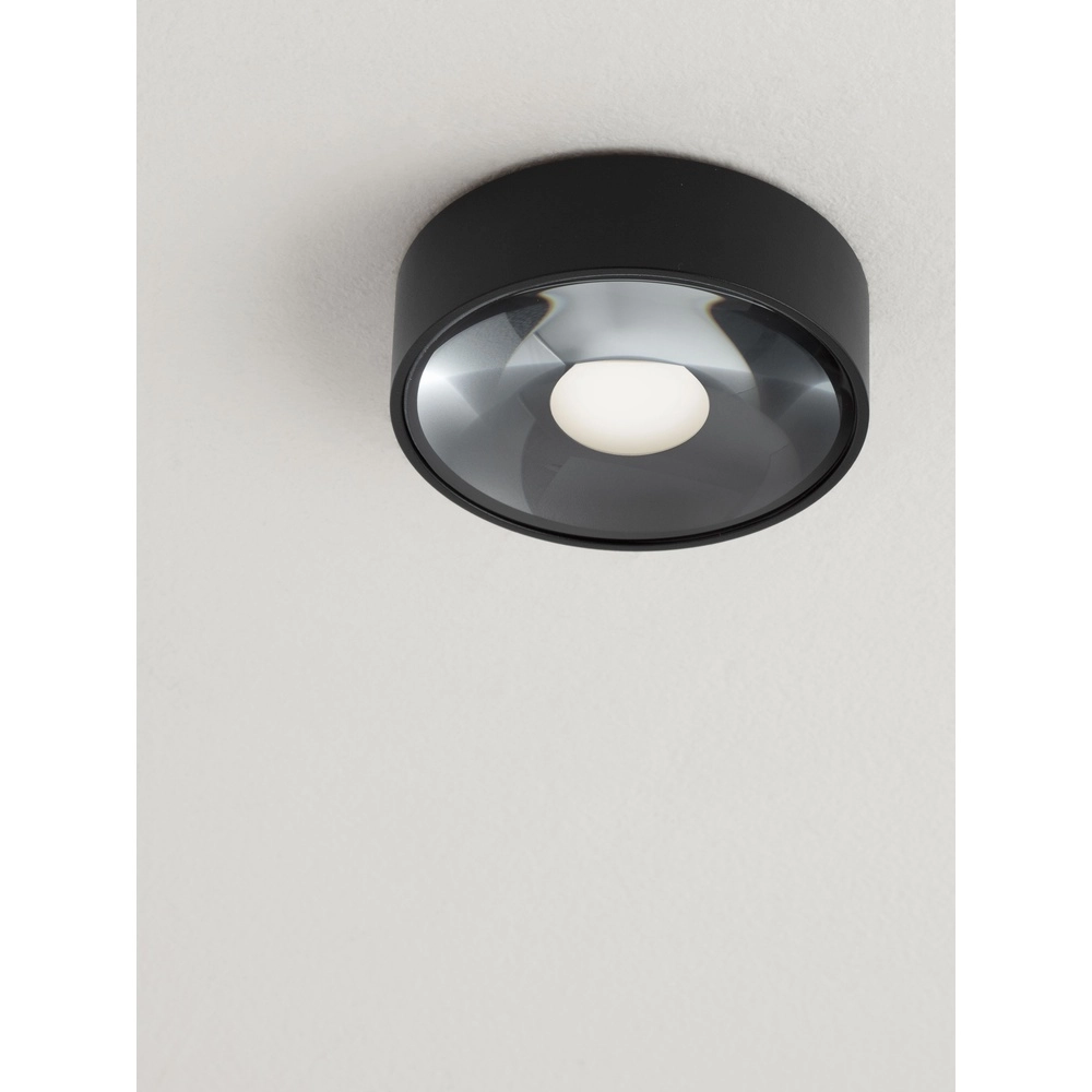 Strakke plafondlamp Grix zwart Lyora 5212017496362