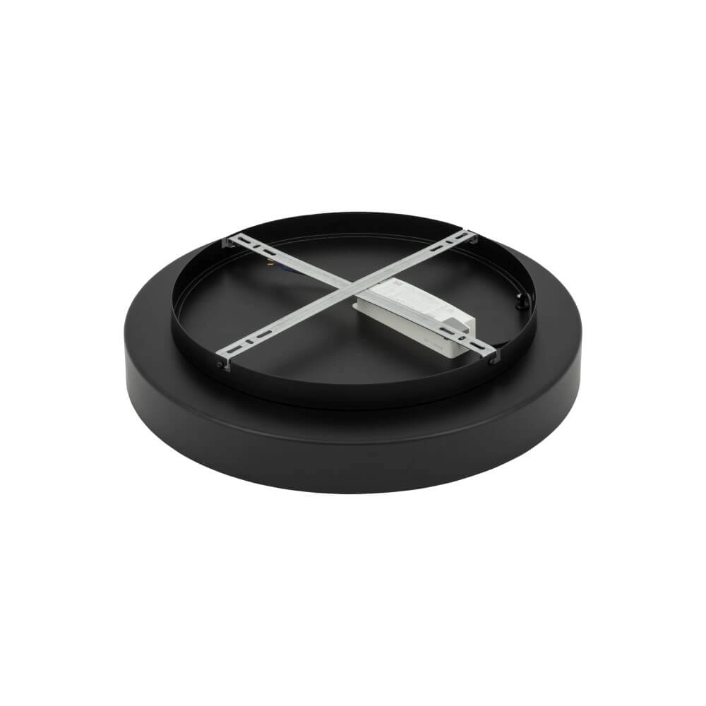 Ronde plafondlamp Nikki Round zwart Ø 48cm Lyora 5903139112079