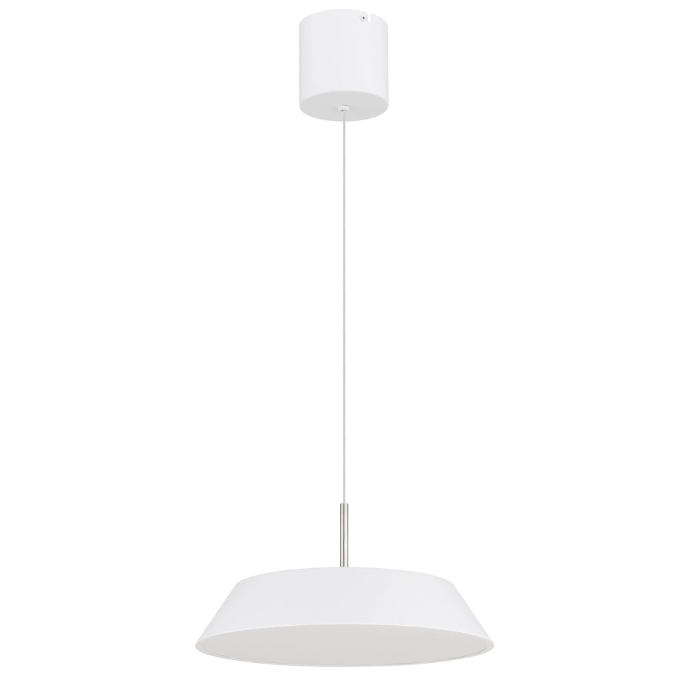 Strakke hanglamp Silena wit Ø 40cm Globo 9007371586233