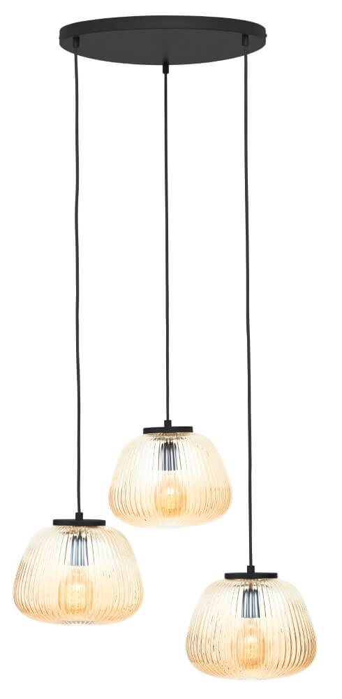 3-lichts hanglamp Kaizen rond