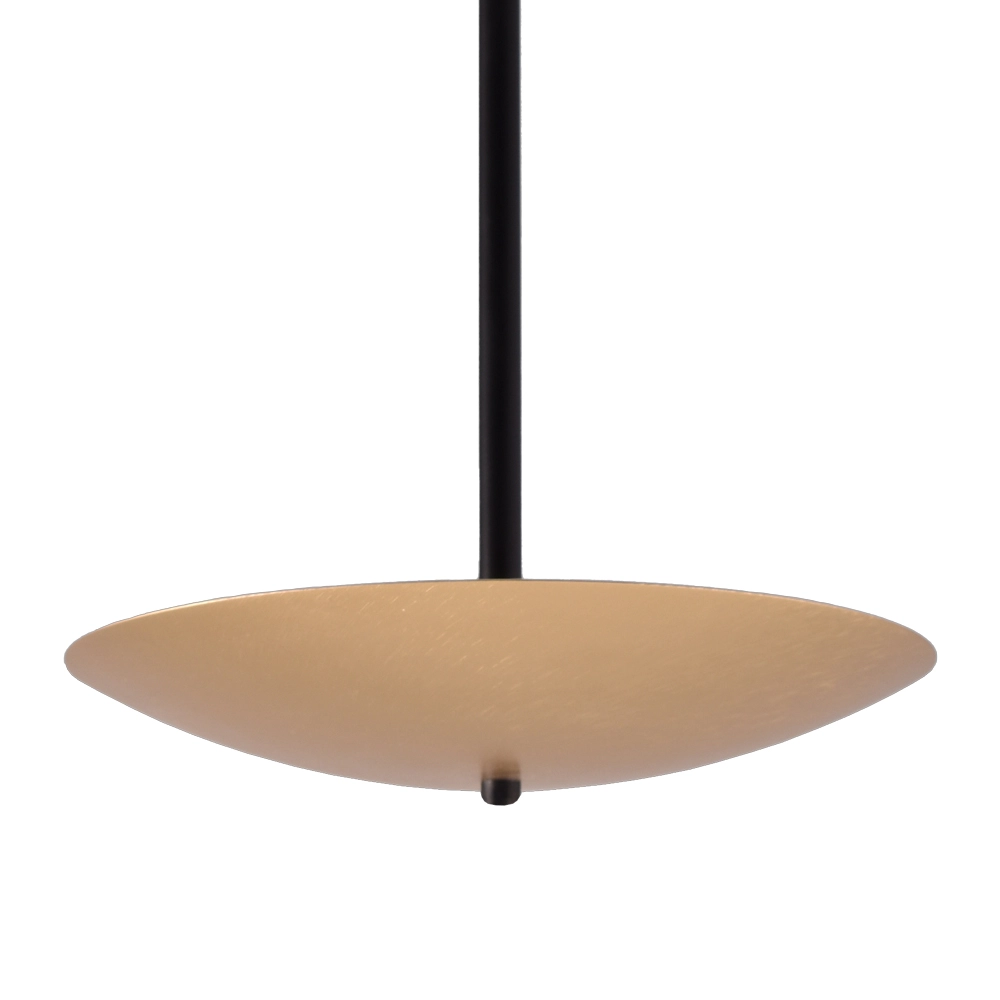 Plafondlamp Scala Ø 25cm zwart met goud Masterlight 8718121316451