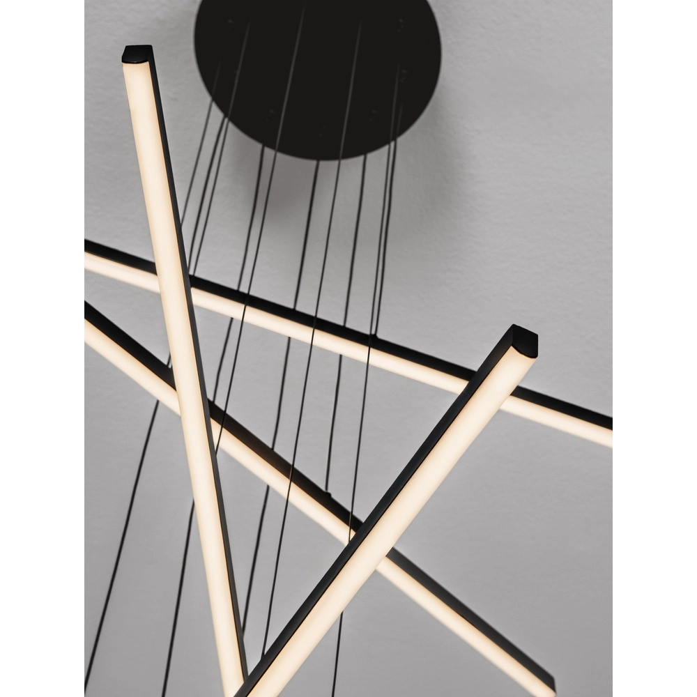 Design hanglamp Gratta zwart Lyora 5212017468543