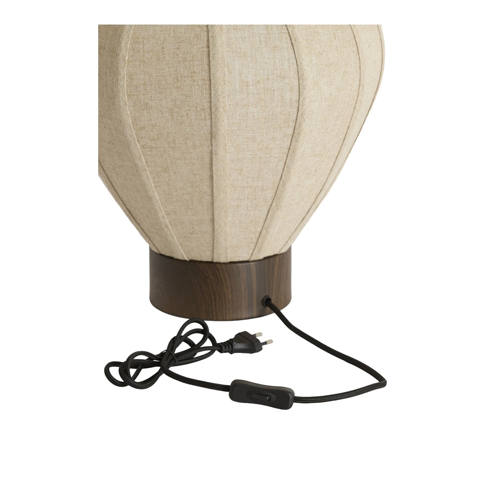 Tafellamp Kyzo Ø 35cm japandi bruin Light & Living 8717807843434