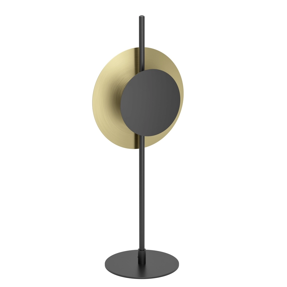 Led tafellamp Tocina zwart met goud