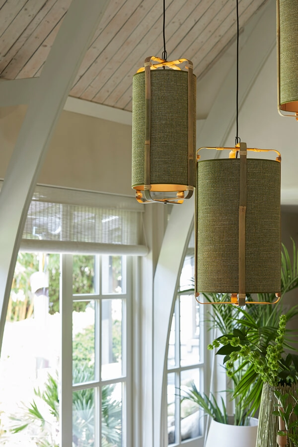Groene hanglamp Sendai Ø 37cm