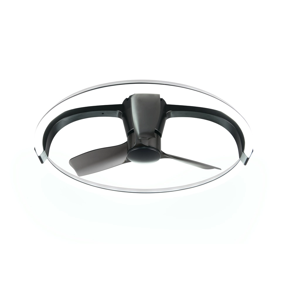 Smarthome ventilator Stockholm zwart Ø 73,5 Tuya Trio 4017807693133