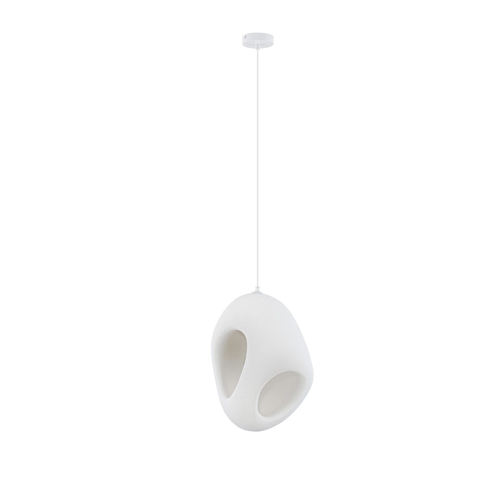 Natuurlijke hanglamp Tempus wit 40cm Lyora 5212017460875