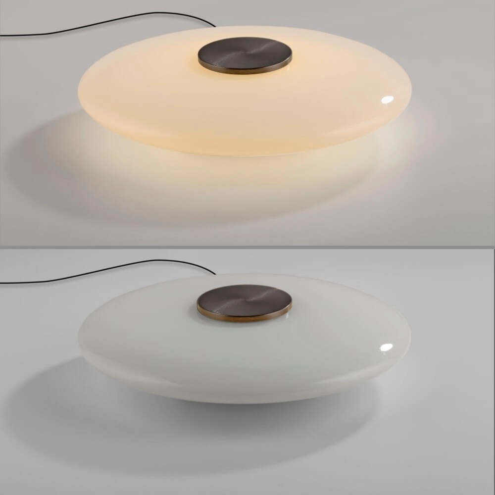 Design tafellamp Pure Vitrum bruin Paul Neuhaus 4012248382691