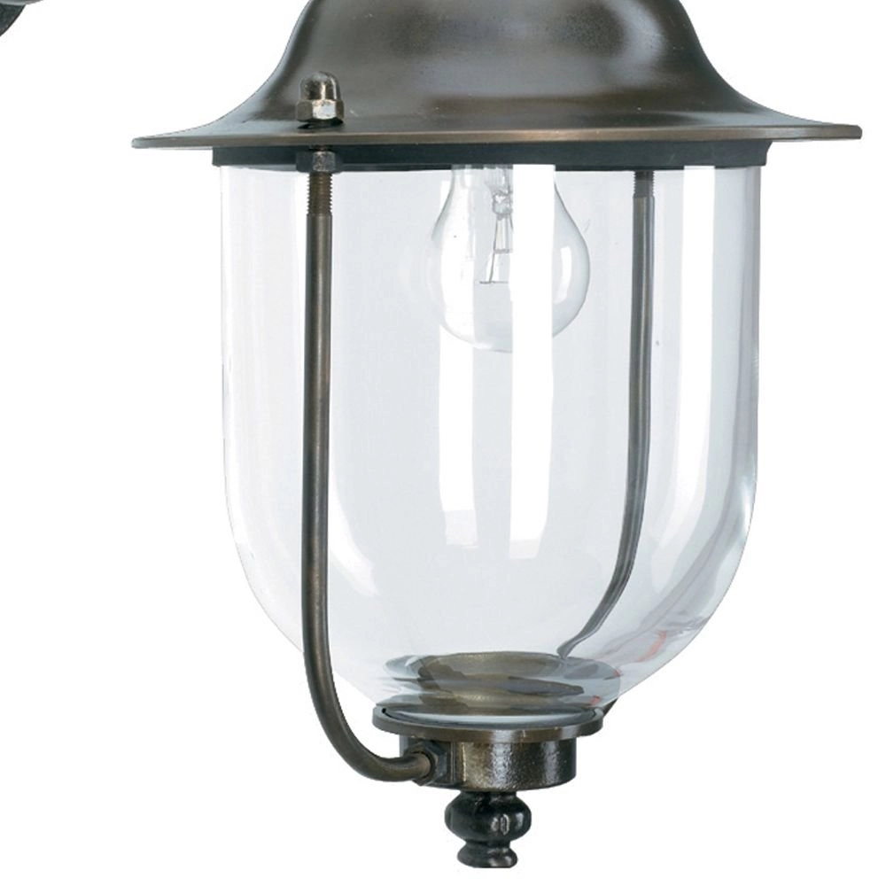 Landelijke buitenlamp Lindau 40cm brons bruin KS verlichting 8714732728409