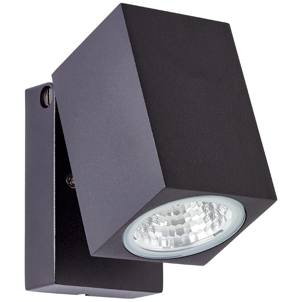 Zwarte opbouwspot Burk design Brilliant 4004353349317