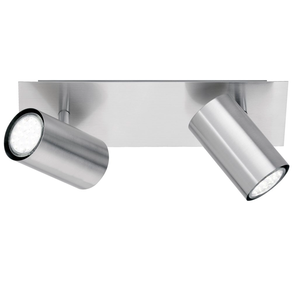 Plafondspot Series 8024 2-lichts nikkel mat
