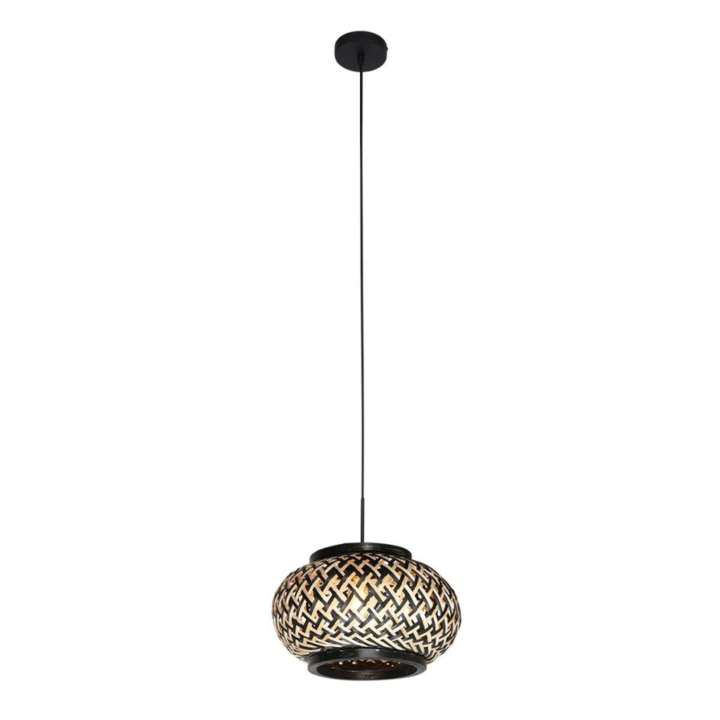 Hanglamp Nox Light met bamboe kap Ø23cm Steinhauer 8712746183320