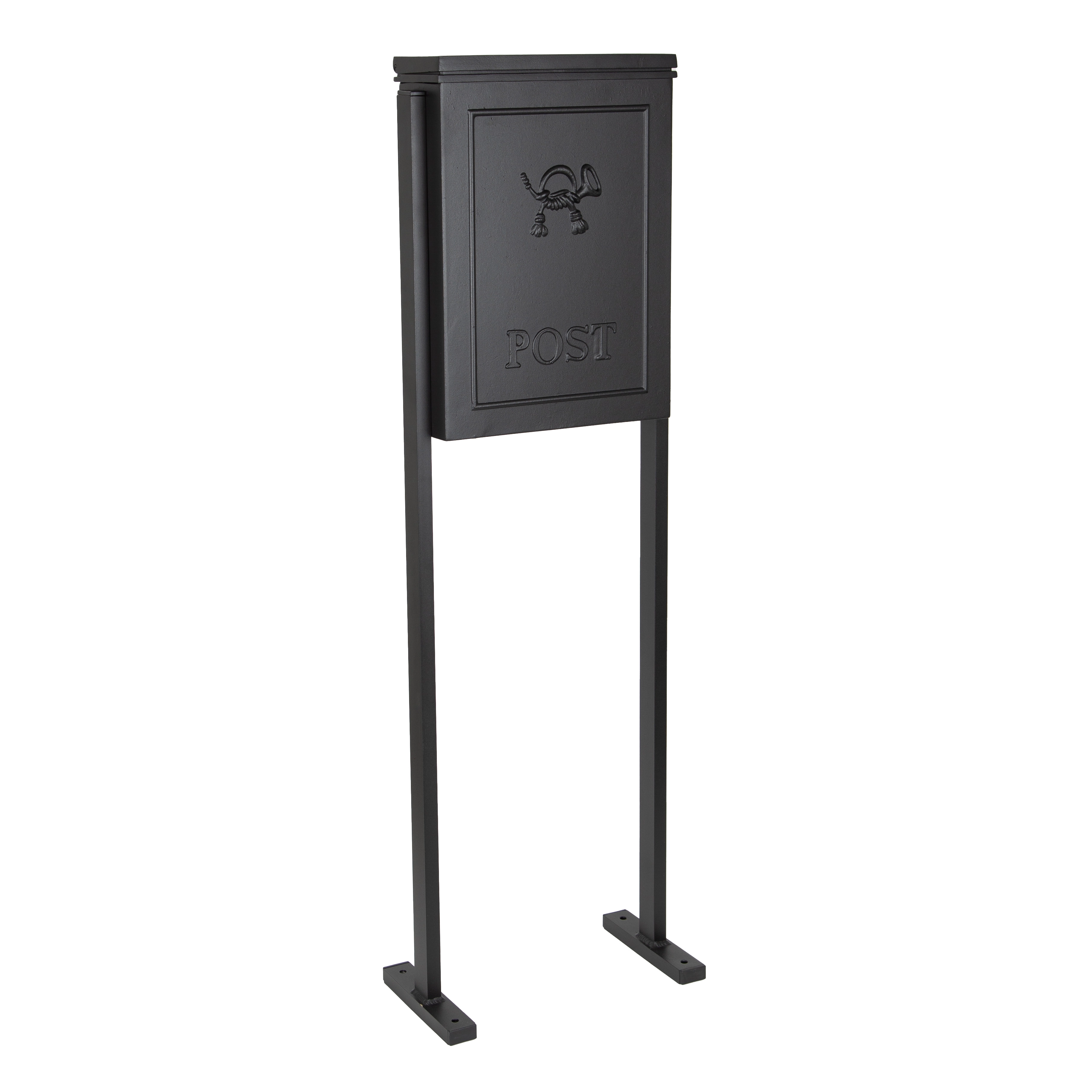 Brievenbus Postbox B9A in frame - zwart KS verlichting 8714732529747