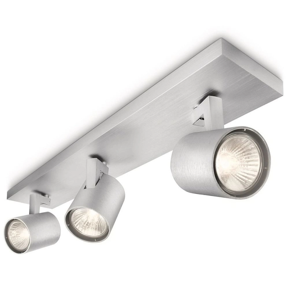 Plafondspot My Living Runner 3-lichts metaalgrijs Philips 8718291487845