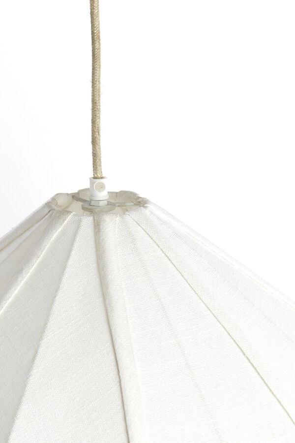 Witte hanglamp Zubeda Ø 58,5cm Light & Living 8717807706630