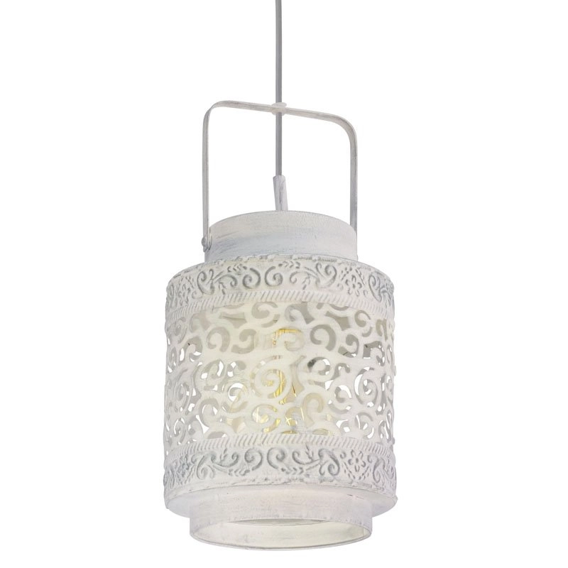 Hanglamp Vintage Round antiek wit