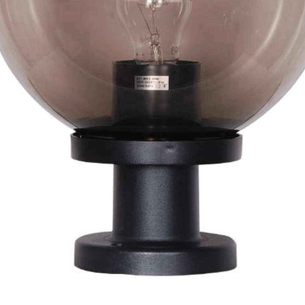 Bol lamp Bolano 33cm. sokkel smoke Lyora 8716803507760