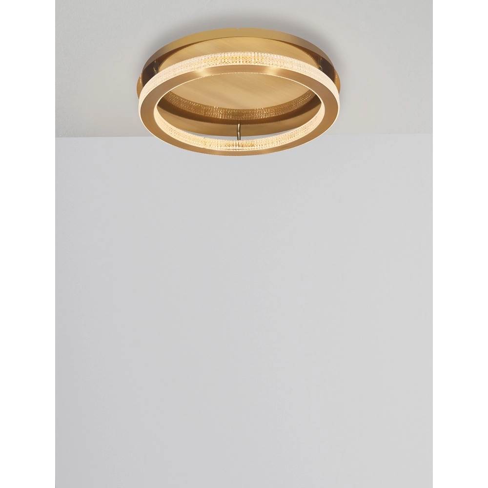 Plafondlamp Fiore goud Ø 40cm Lyora 5212017424150