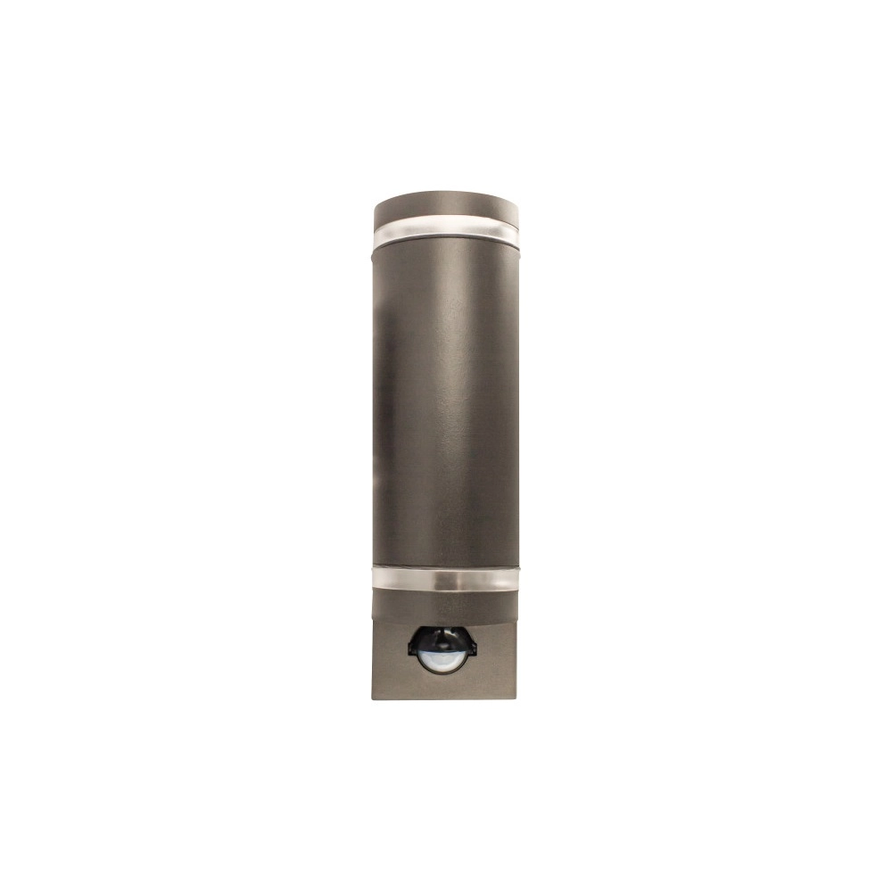 Dubbele wandspot met sensor Opden Antraciet - 2x GU10 Lyora 5055788294849