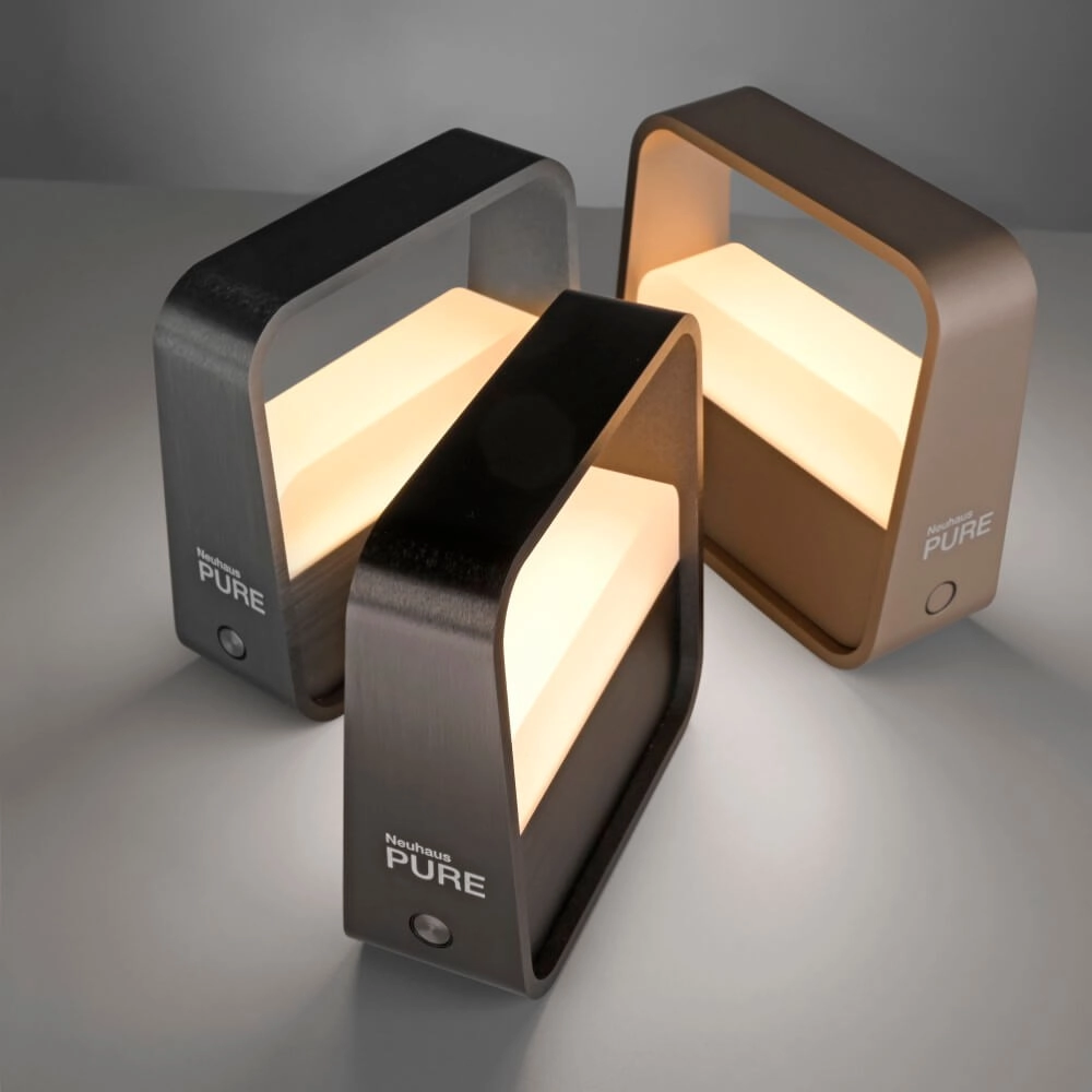 Design tafellamp Pure Go grijs Paul Neuhaus 4012248382783