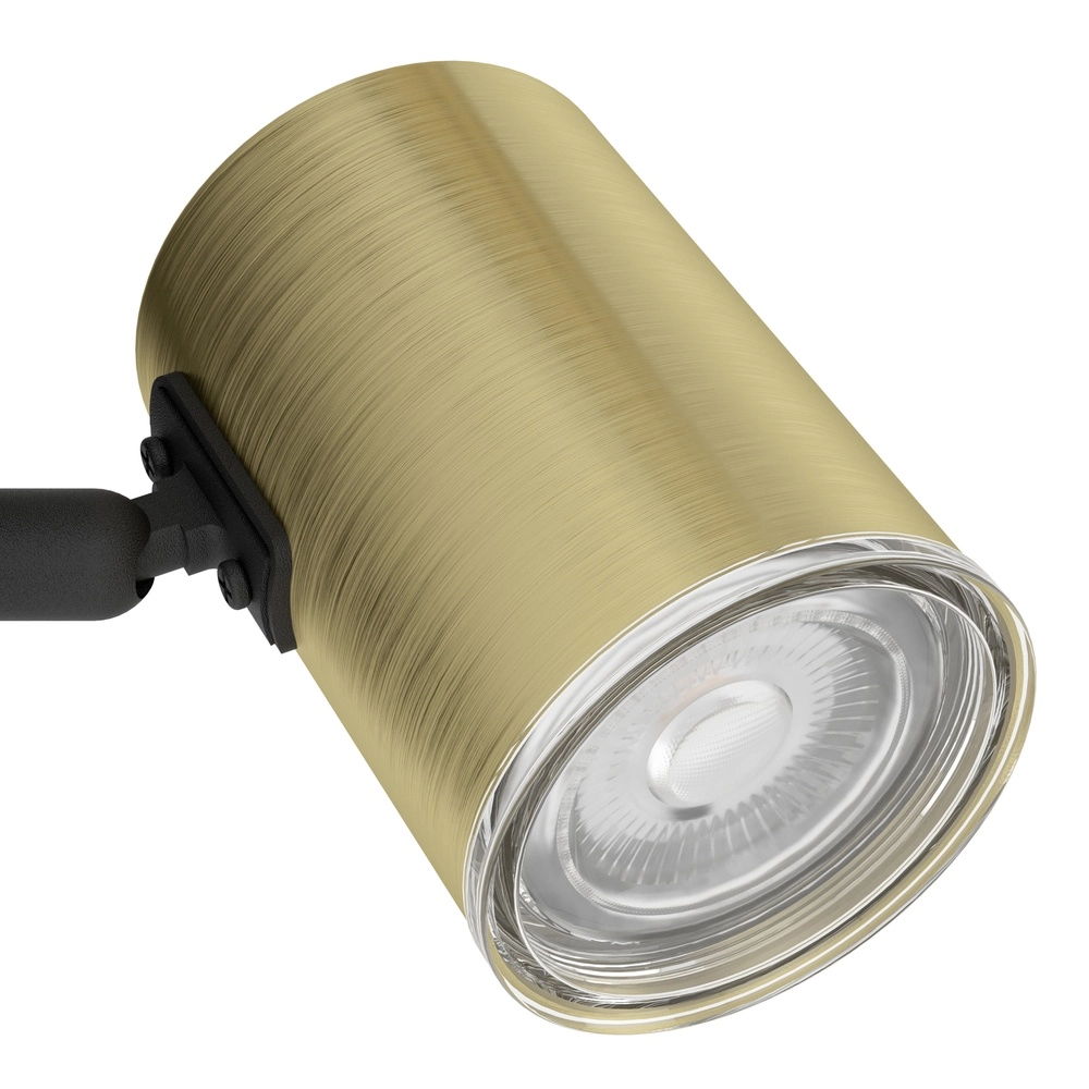 Badkamer spots Consuma 1 GU10 - zwart met goud Eglo 9008606365036