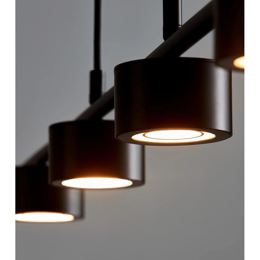 4-lichts hanglamp Clyde zwart design Nordlux 5704924001161