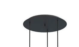 Zwarte vide hanglamp Hermanos Lyora 5903139803090