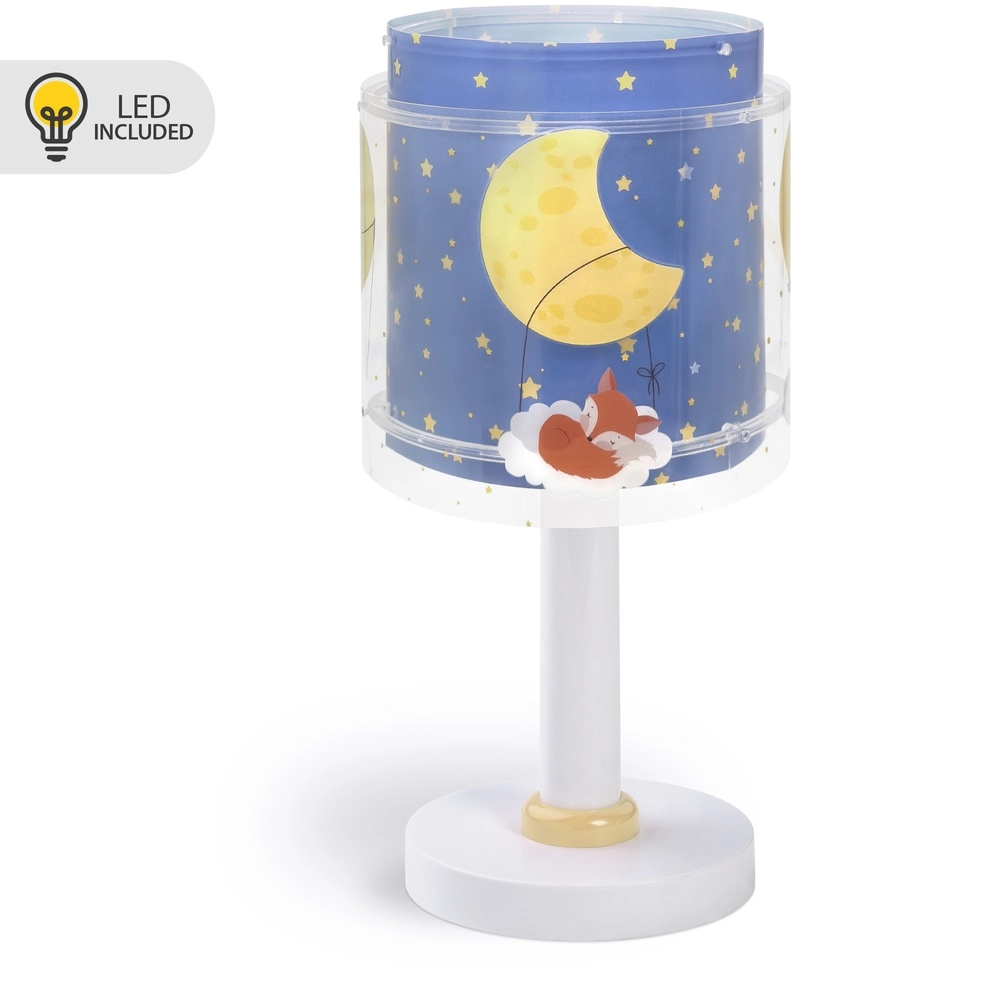 Kinderkamer tafellamp Moon Dreams blauw