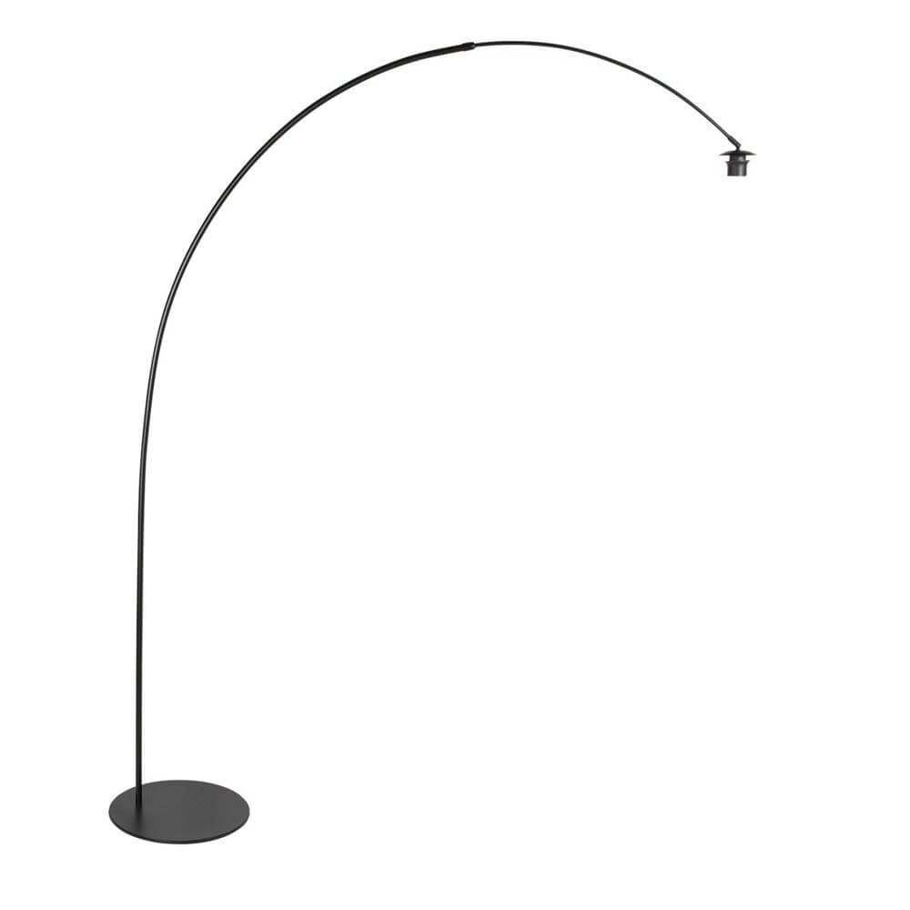 Vloerlamp Curve zwart met grijze kap Ø 50cm Steinhauer 8712746179446