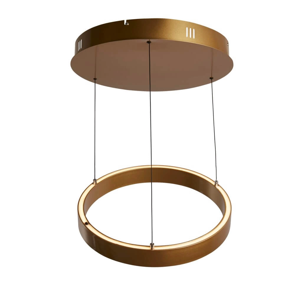 Goude hanglamp Layla rond Ø 44cm Searchlight 5053423255729