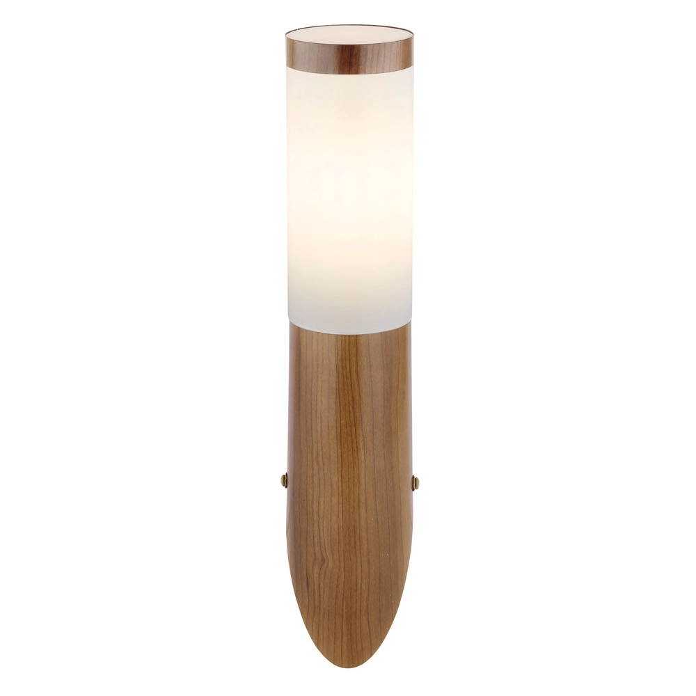 Buitenlamp Boston hout met wit Globo 9007371420131