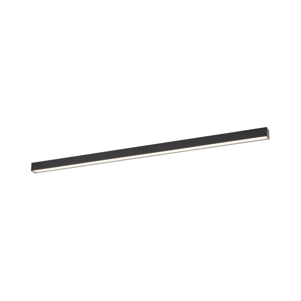Strakke plafondlamp Pure Lines Straight antraciet
