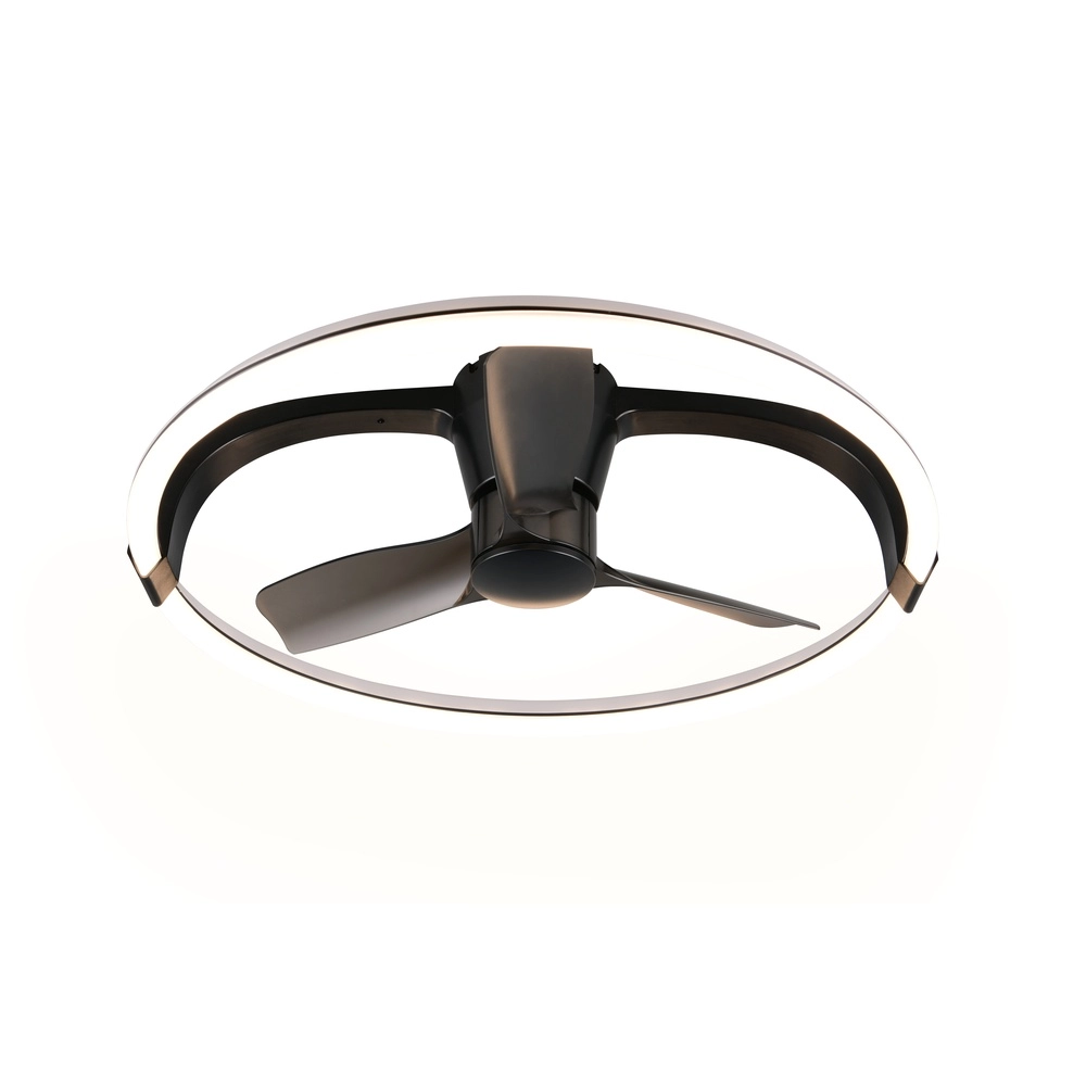 Smarthome ventilator Stockholm zwart Ø 73,5 Tuya Trio 4017807693133