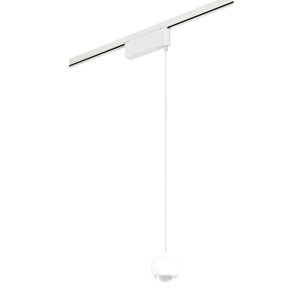 Hanglamp voor rail Hamlet wit 2-fase