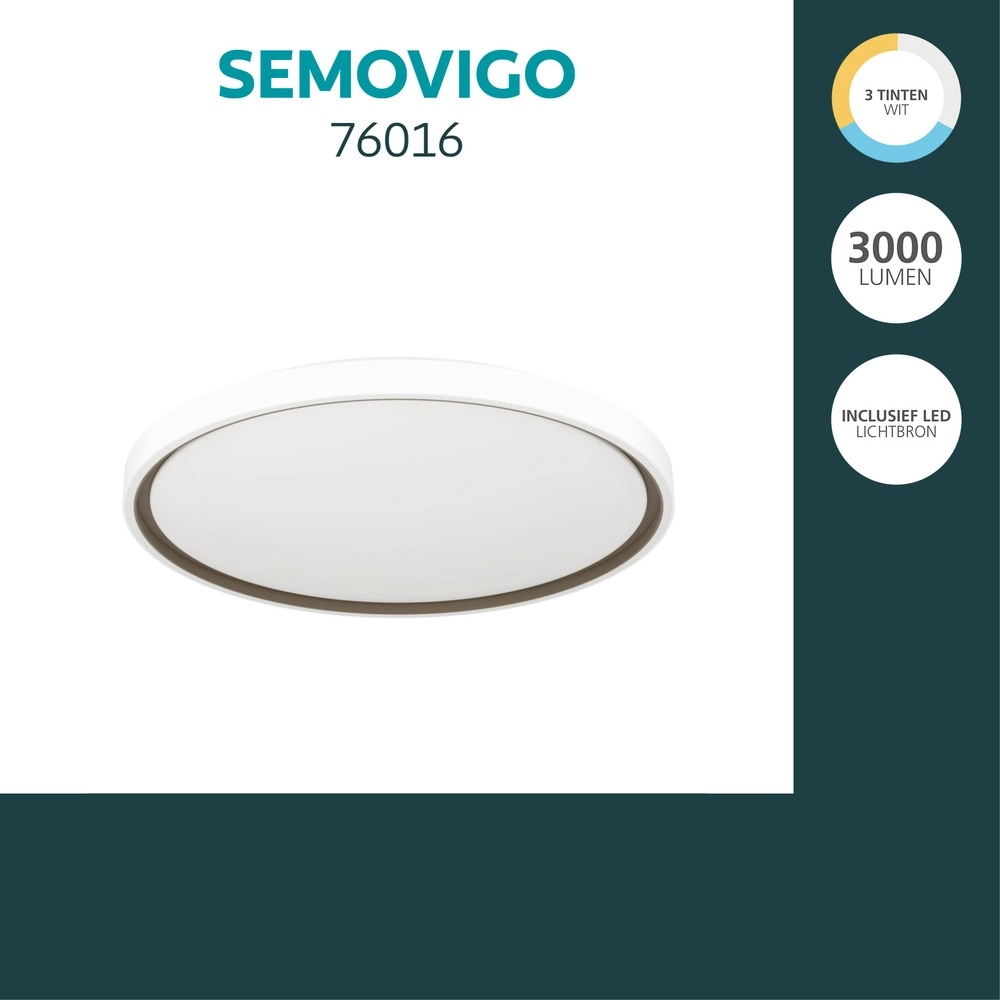 Plafonniere design Semovigo Ø 50cm Eglo 9008606391882