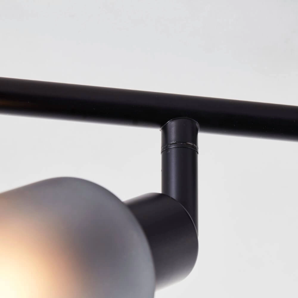 Zwarte plafondlamp Loralie 4-lichts Brilliant 4004353413254