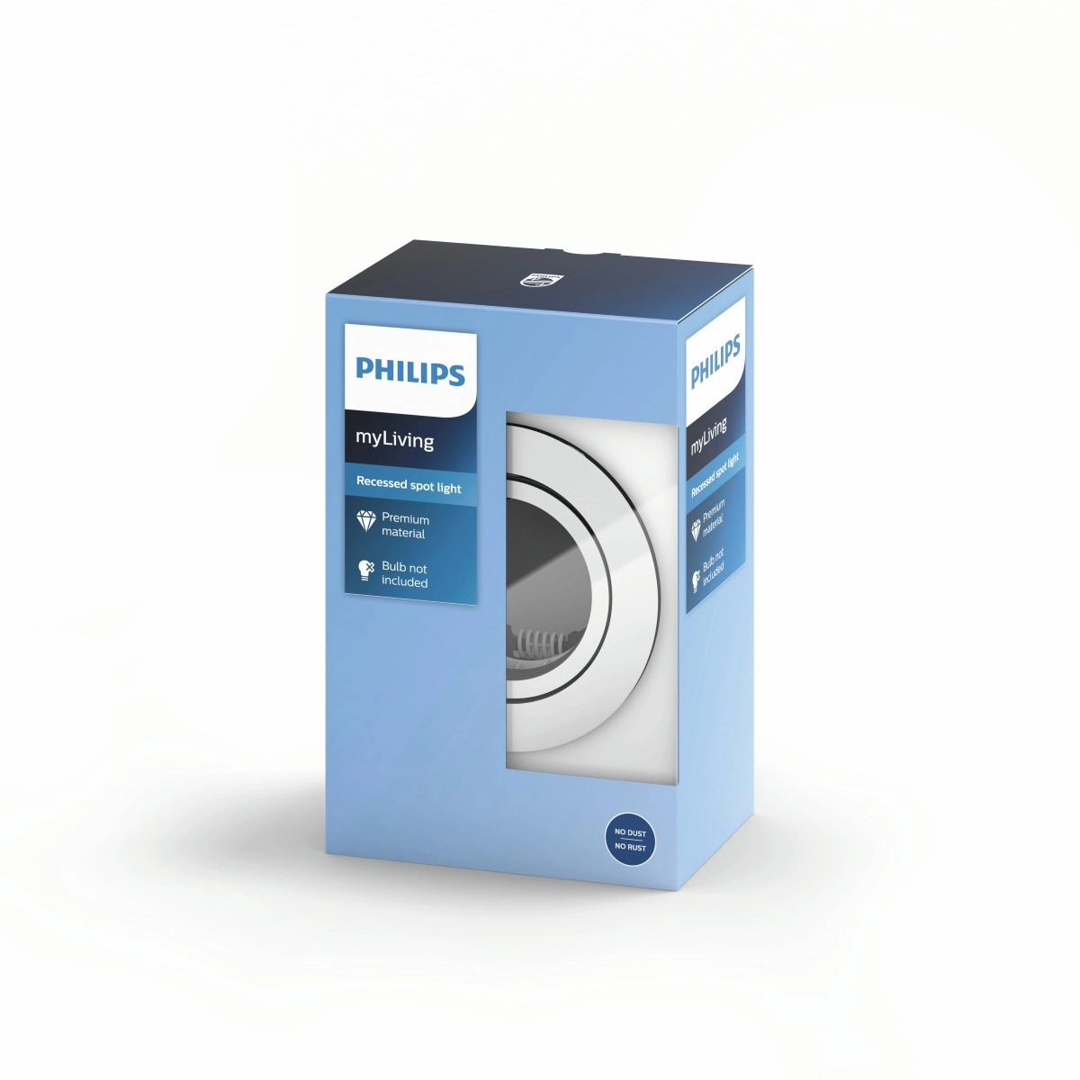 Inbouwspot Donegal GU10 rond 9cm nikkel Philips 8718696160831