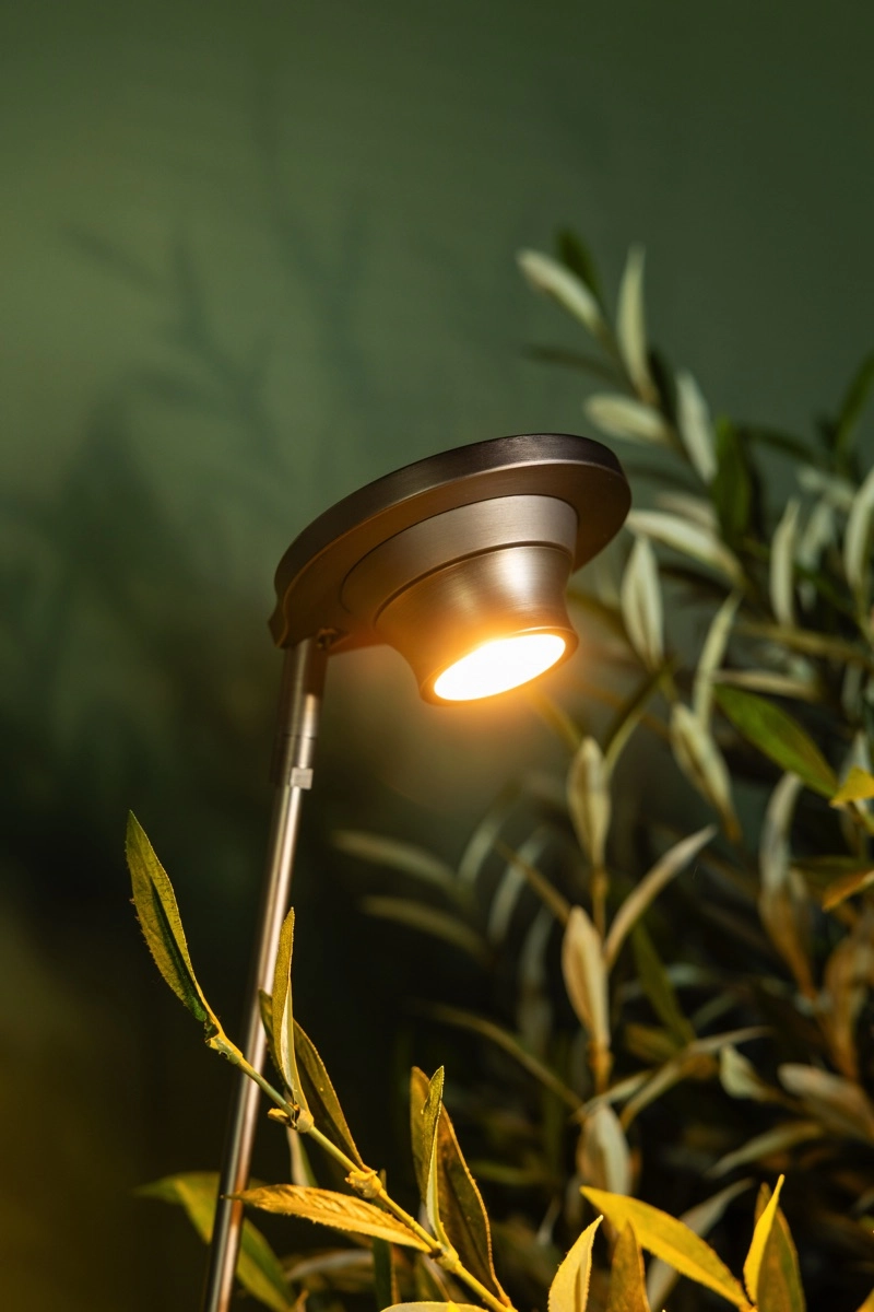 Moderne led tafellamp Angelique zwart nikkel ETH 8720195310884