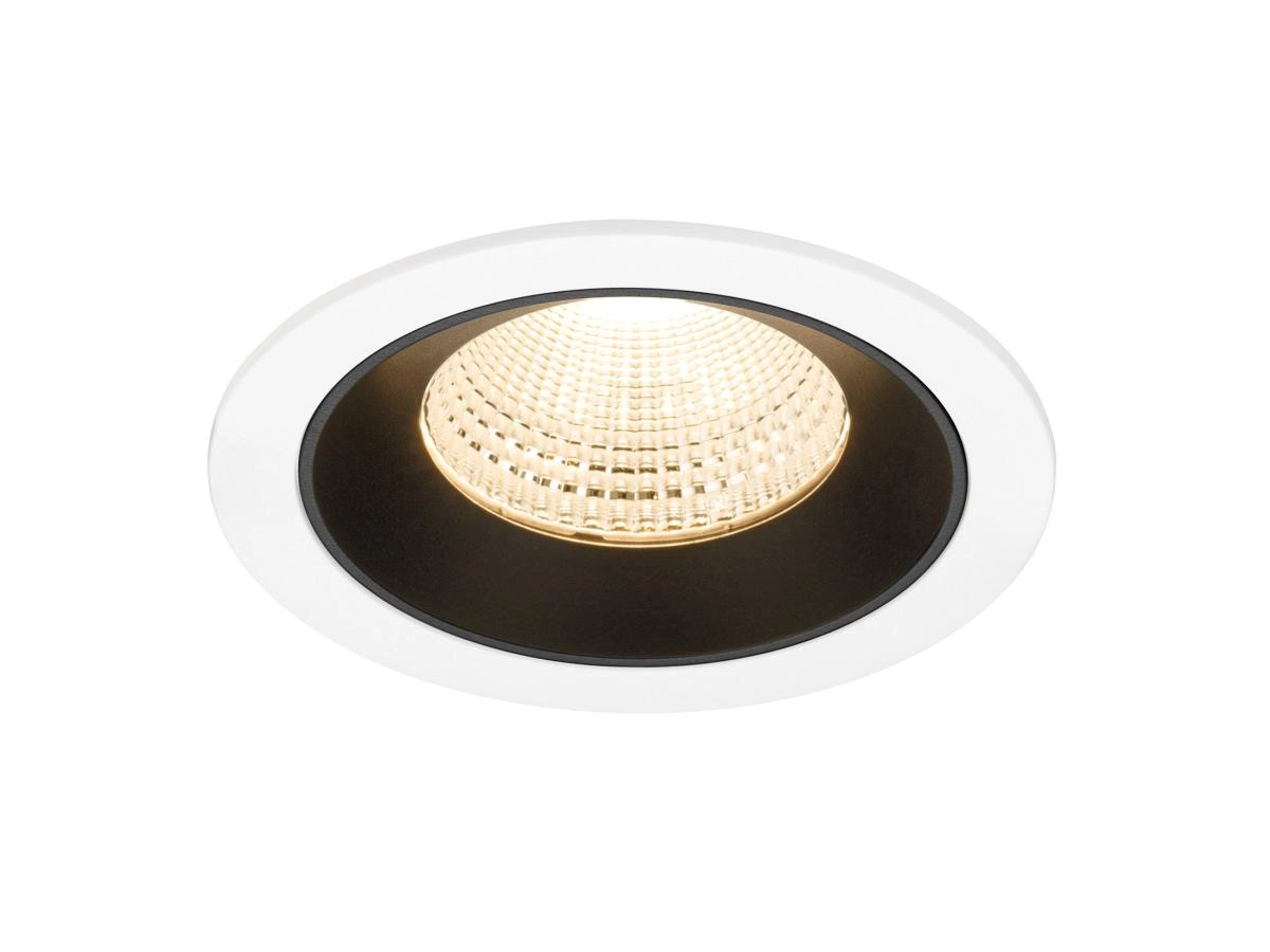 Inbouwspot Numinos L wit/zwart 2700K - 55gr
