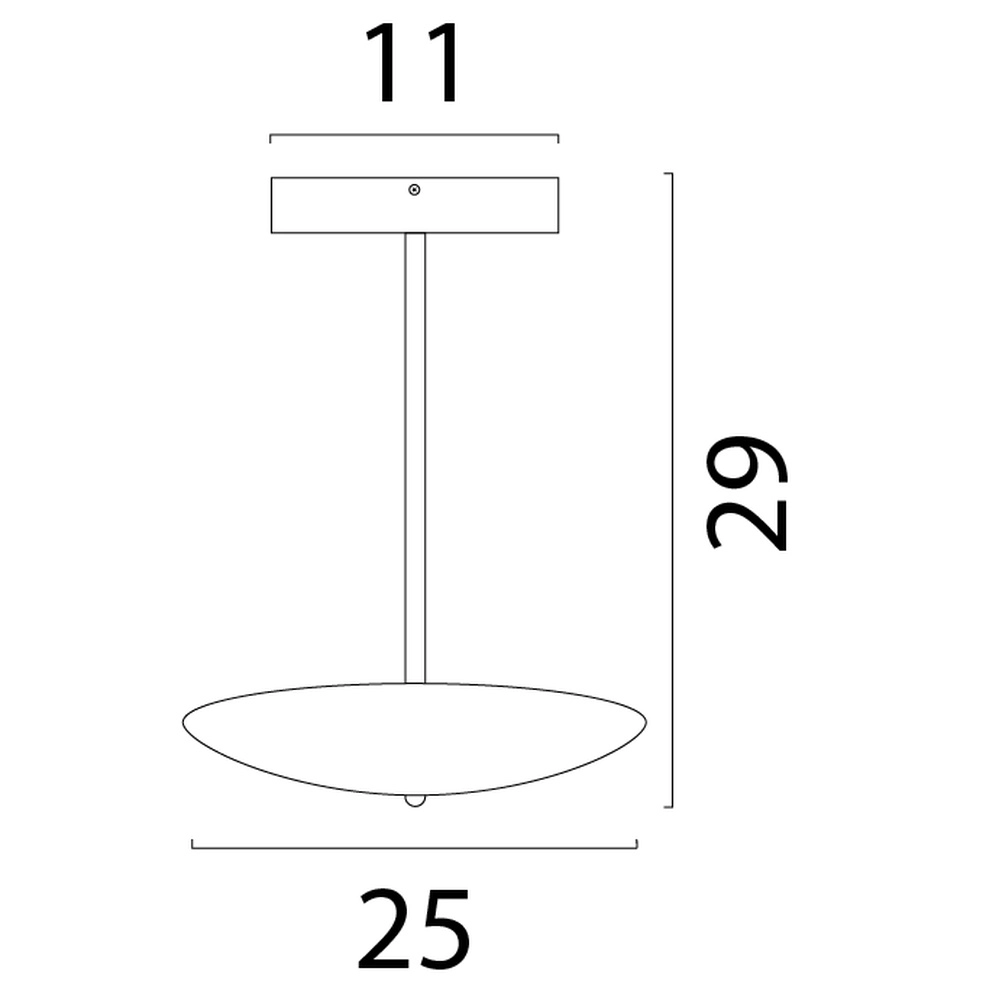 Plafondlamp Scala Ø 25cm zwart met goud Masterlight 8718121316451