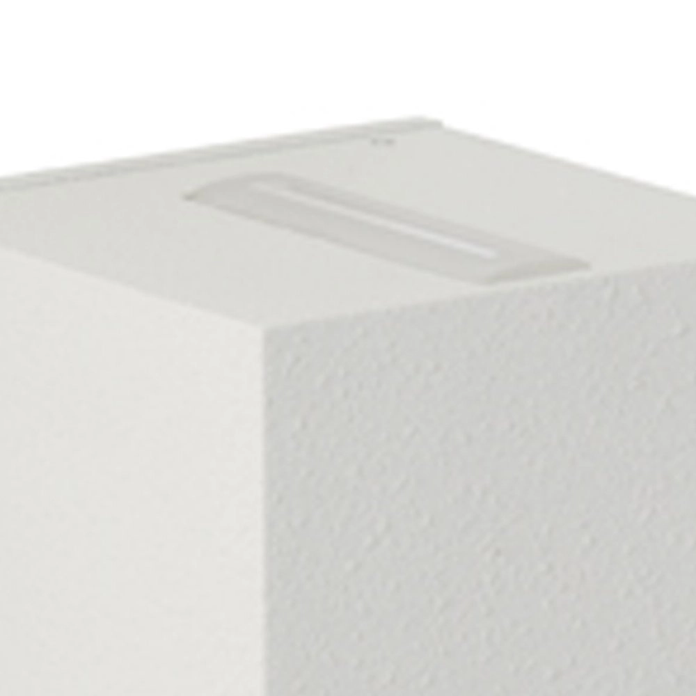 Vierkante Led muurlamp Lino 10,5cm - wit Albert 4007235823714