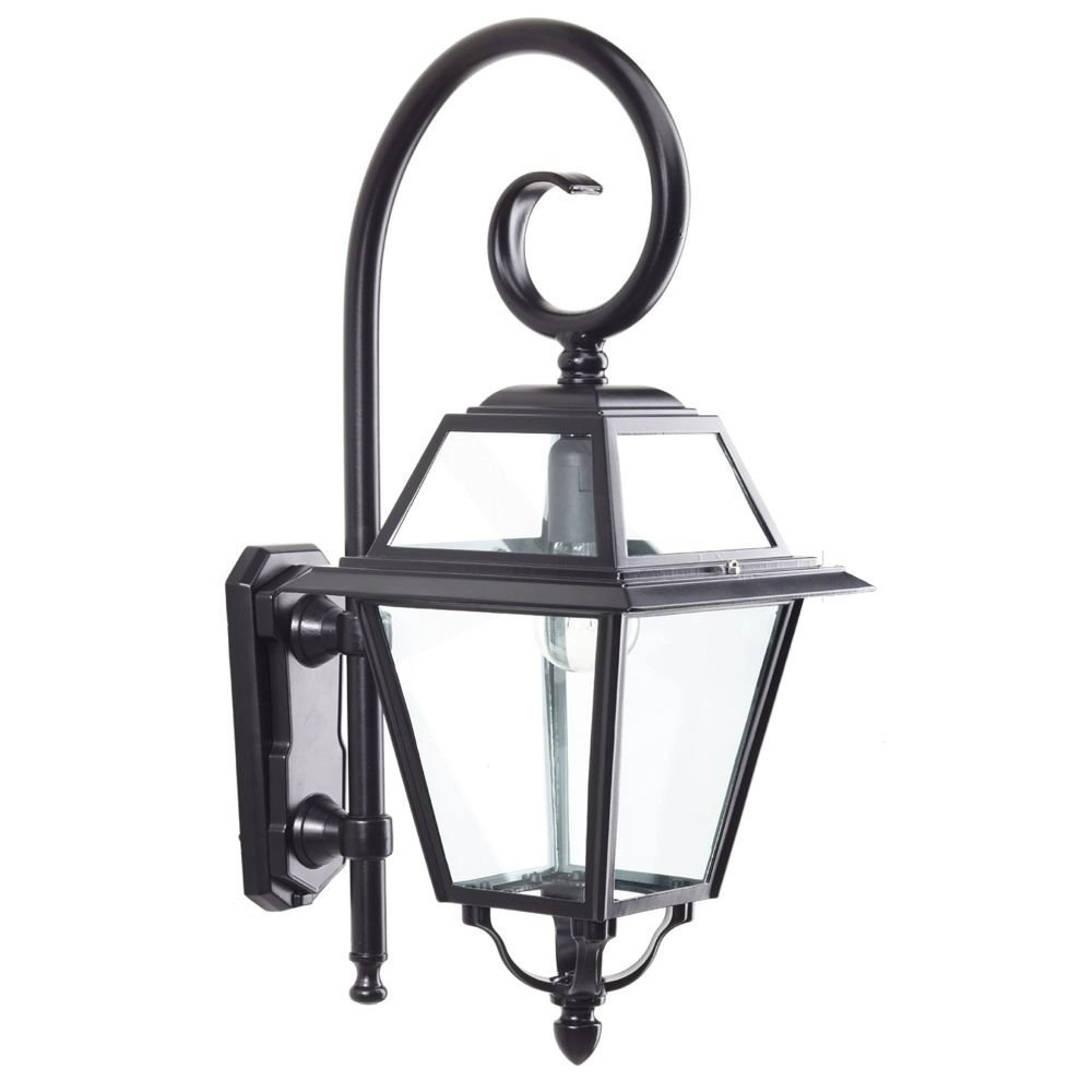 Landelijke buitenlamp Amstelrade zwart