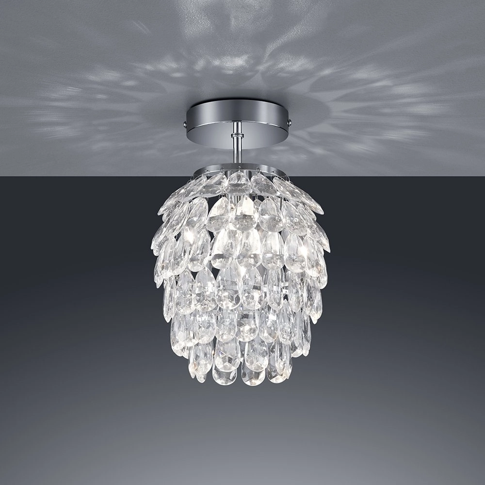 Plafondlamp Petty met kristal 20cm Trio 4017807288261