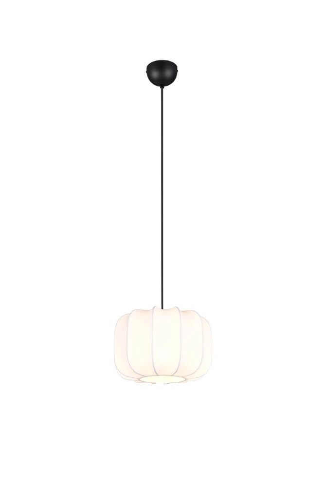 Witte design hanglamp Madleine Ø 25cm