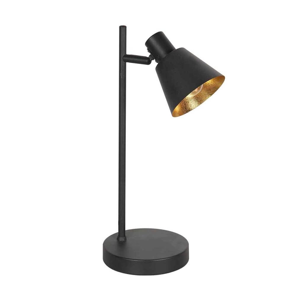 Tafellamp Oeroe zwart met goud Steinhauer 8712746176353