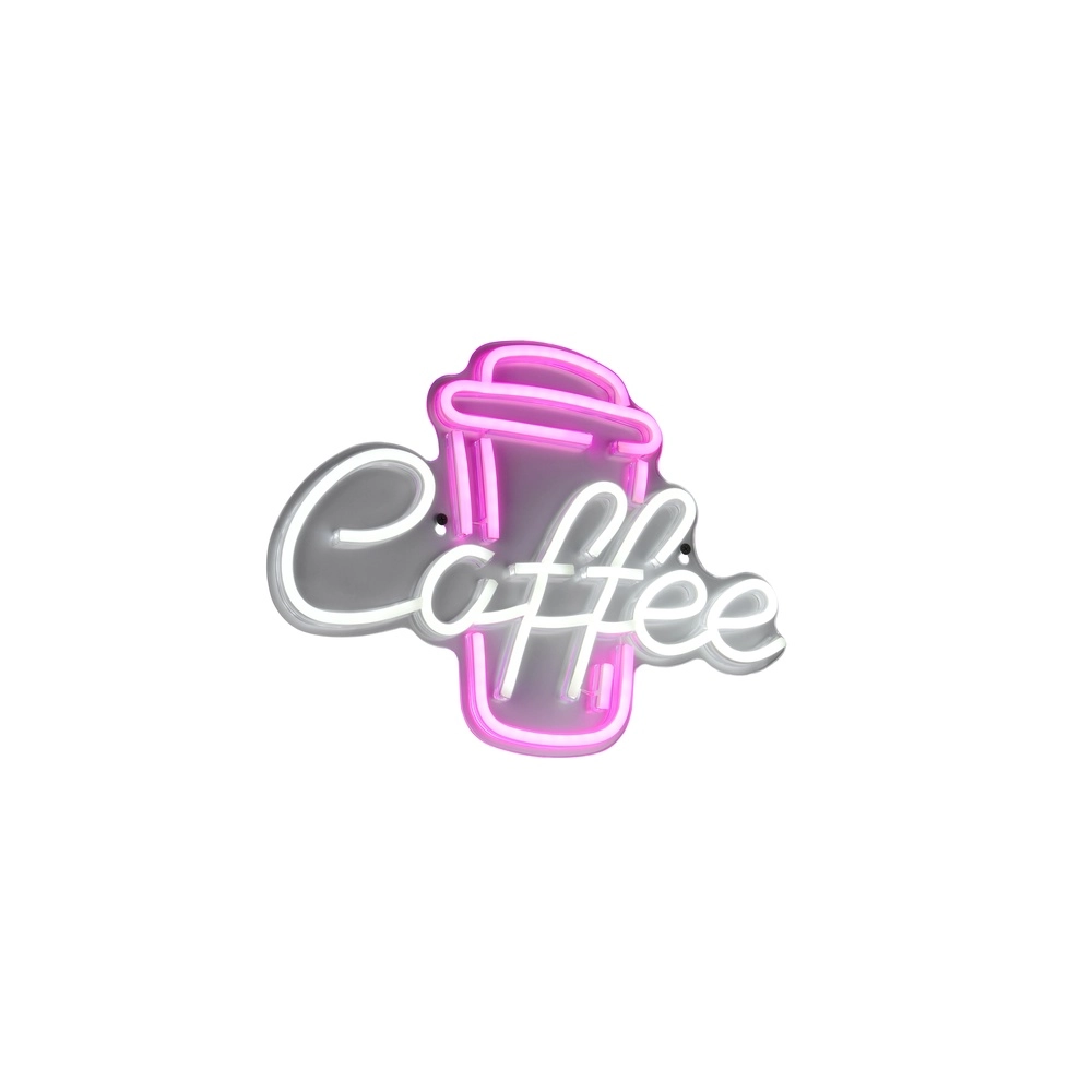 Neon wandlamp Coffee roze Trio 4017807657500